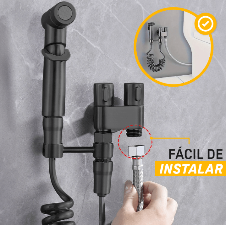 Grifo dobleflow 2 en 1 para baño