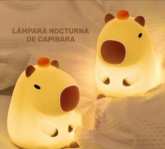 💗El amigo mas cool de la sabana a llegado a acompañarte con tu lampara capibara🧸ahora las noches serán mas tiernas💗