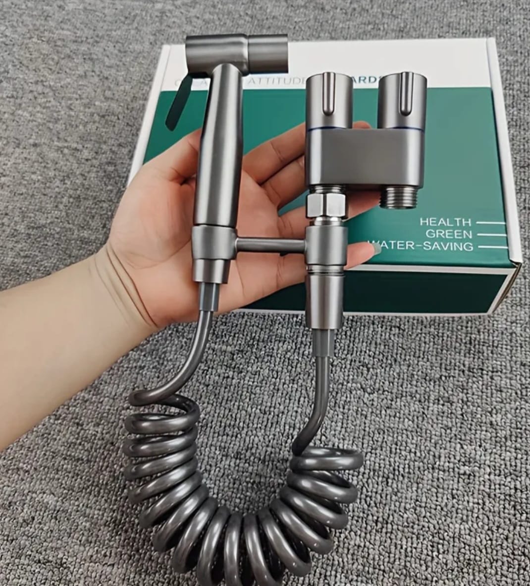 Grifo dobleflow 2 en 1 para baño