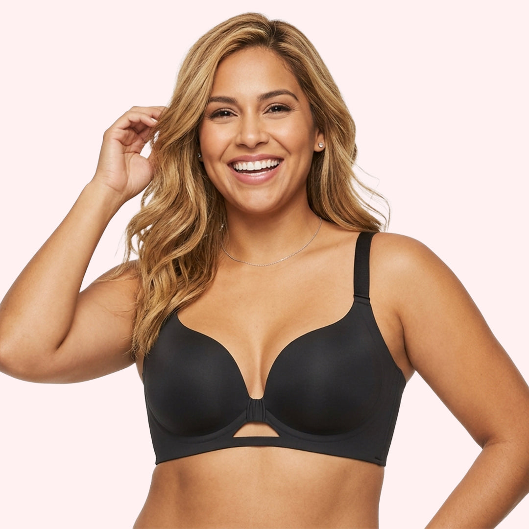 Brasier con efecto push up anti-caída