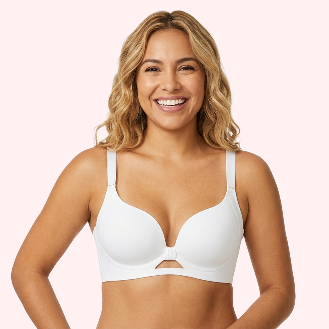 Brasier con efecto push up anti-caída